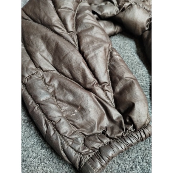 Outoor Research Down Feather Long Quilted Puffer Parka Women Small Brown Jacket - Picture 11 of 13